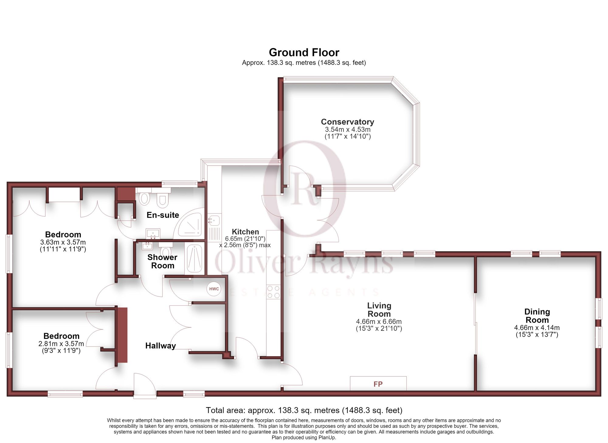 3, Scholars Walk, Leicester floorplan