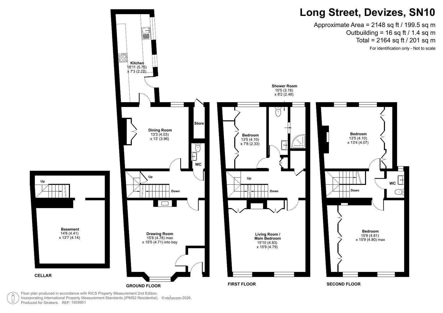 Sheridan House, 13, Long Street, Devizes floorplan