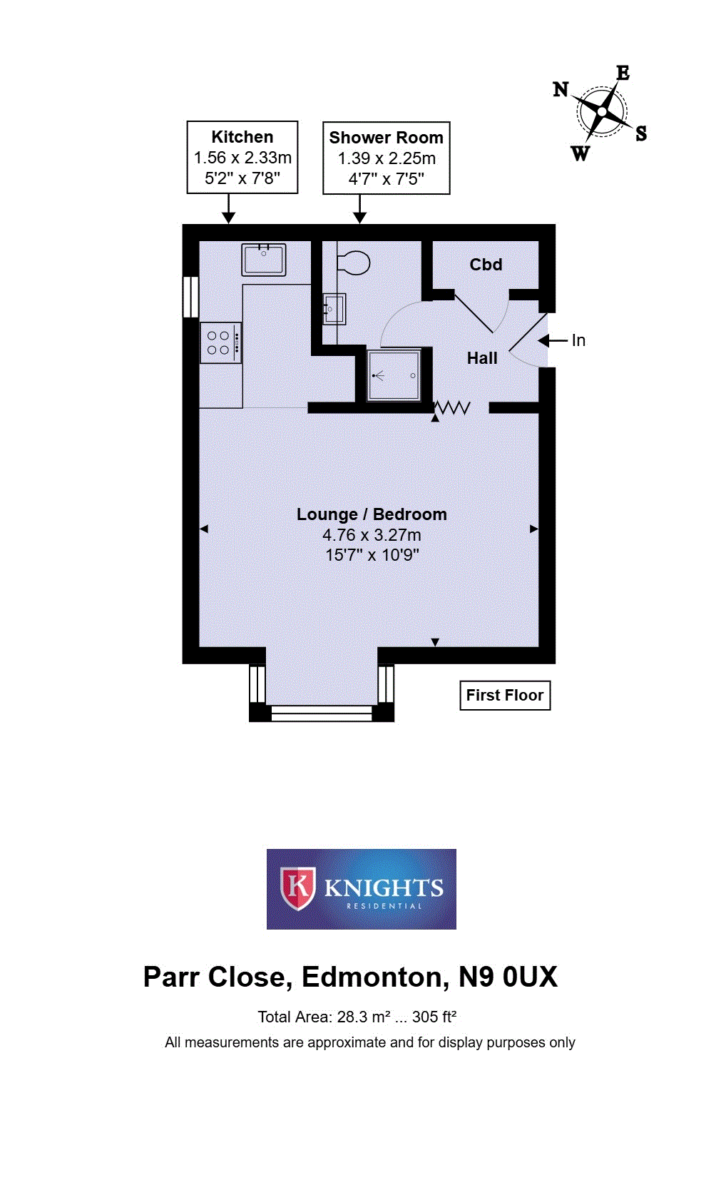 13, Parr Close, London floorplan