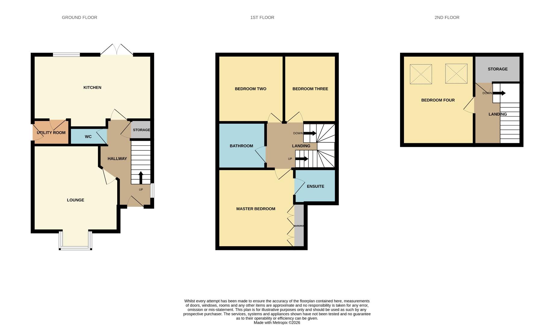 28, Larmouth Court, Crook floorplan