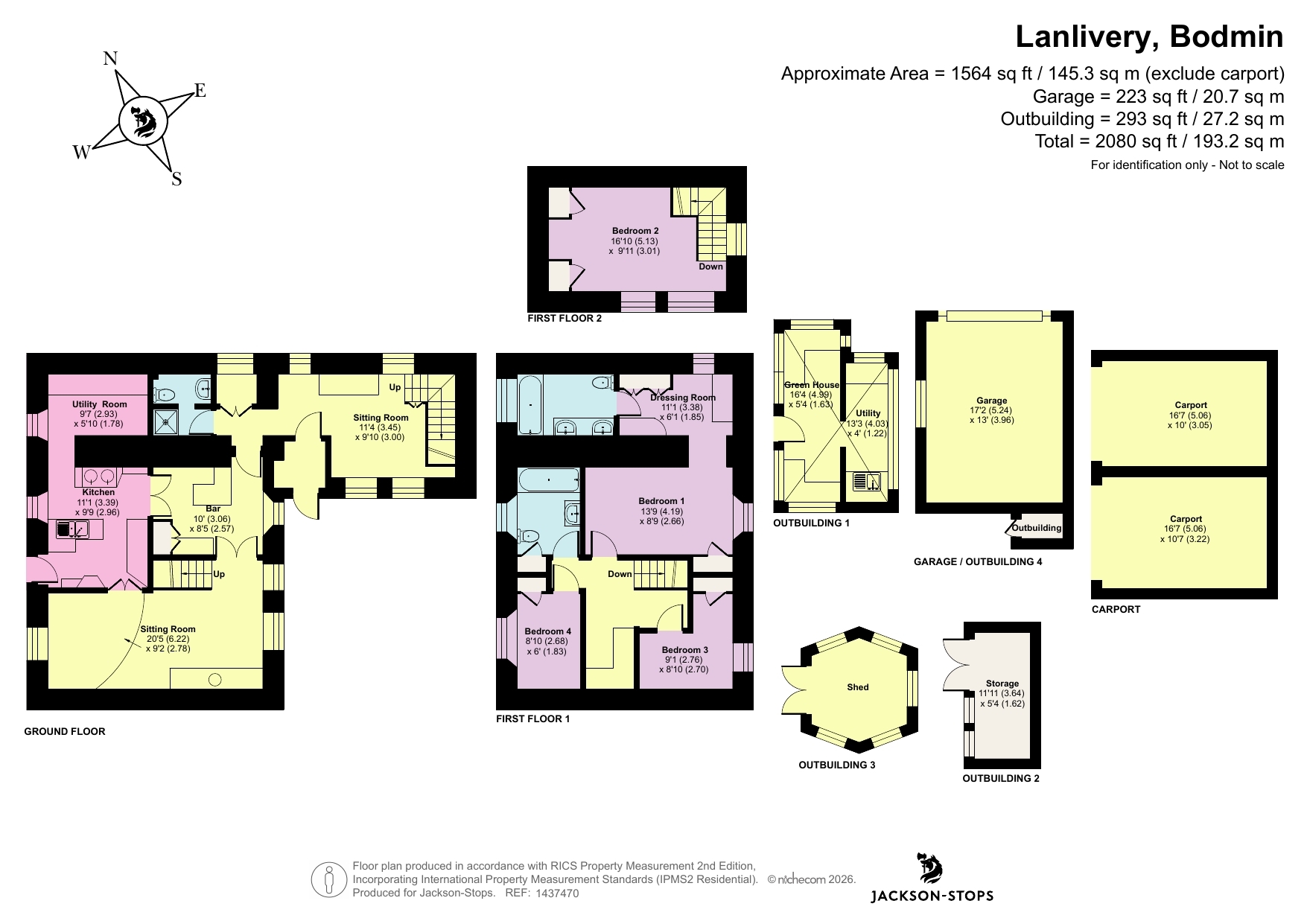 Poltip Cottagewa,, Lanlivery, Bodmin floorplan