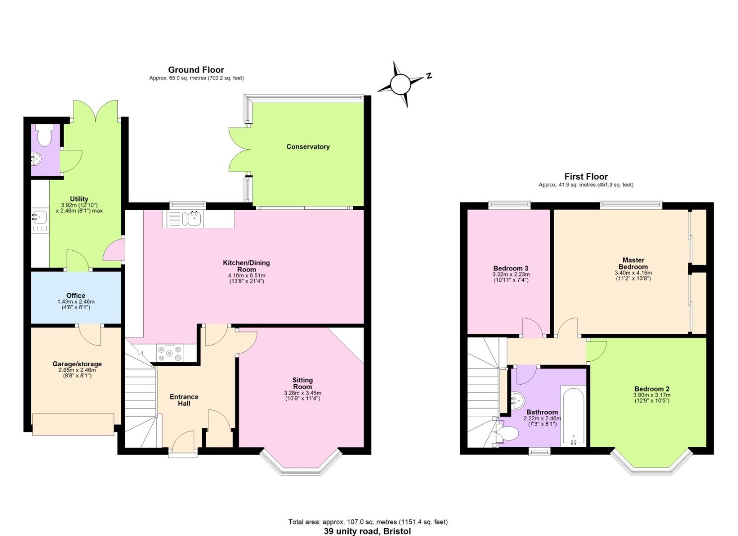 Unity Road, Keynsham, Bristol BS31, 3 bedroom semidetached house for