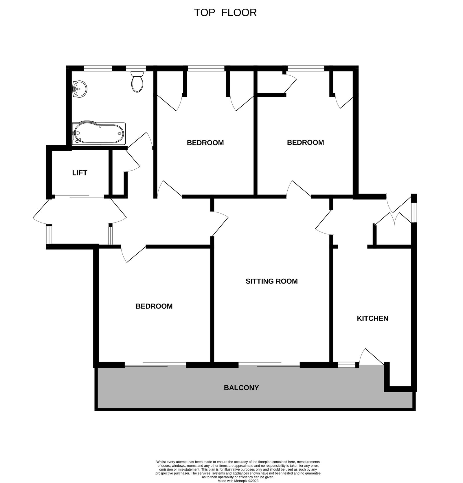 Maer Bay Court, 12,Flat 8, Douglas Avenue, Exmouth floorplan