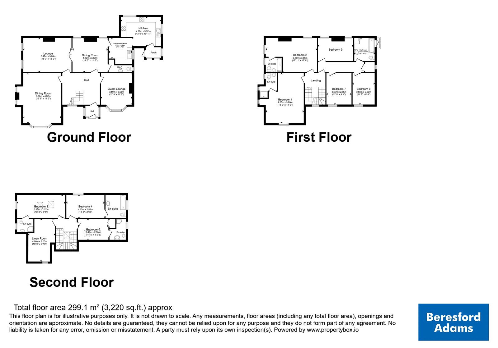 Cleave Court, 1, St. Seiriols Road, Conwy floorplan