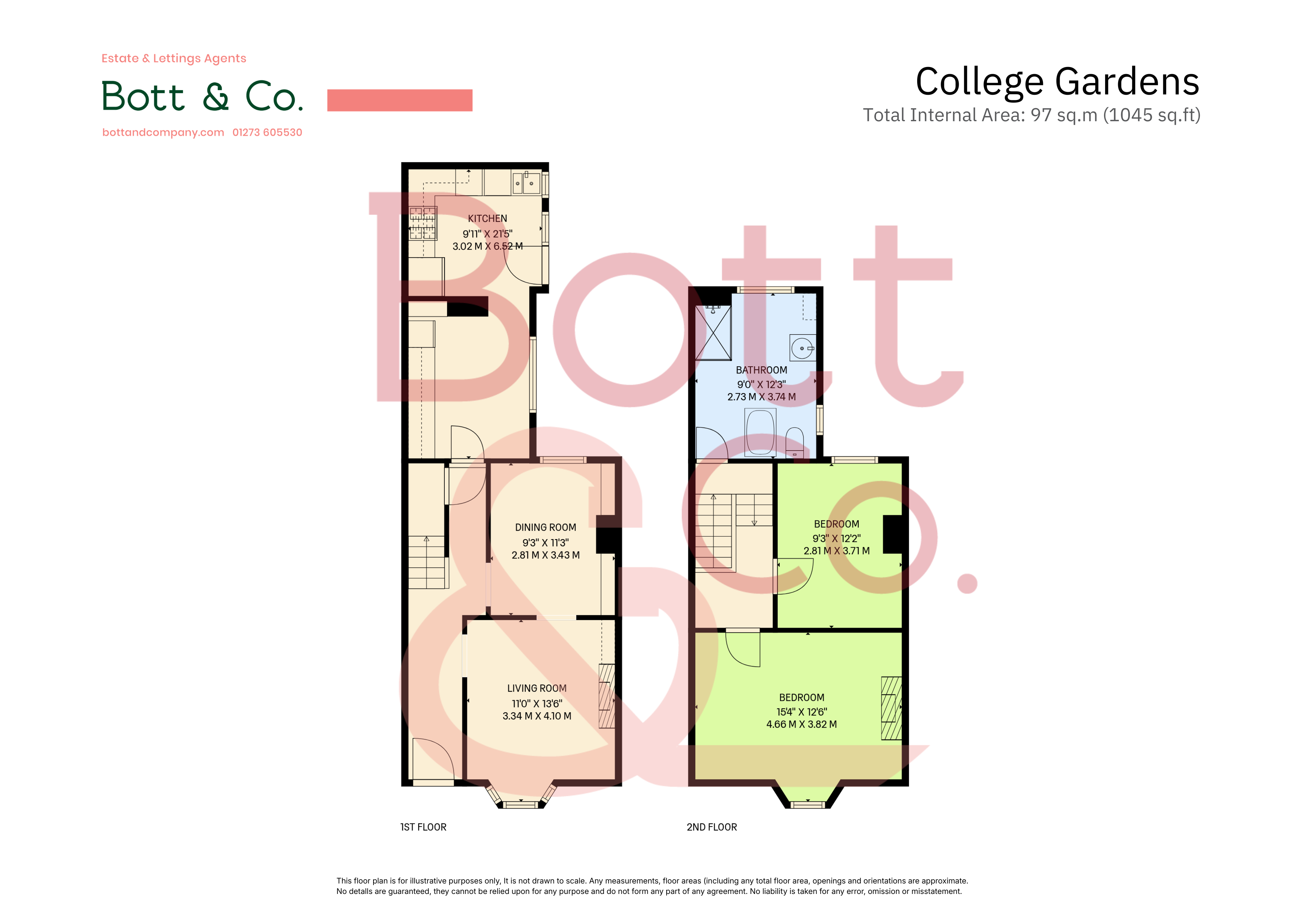 11, College Gardens, Brighton floorplan