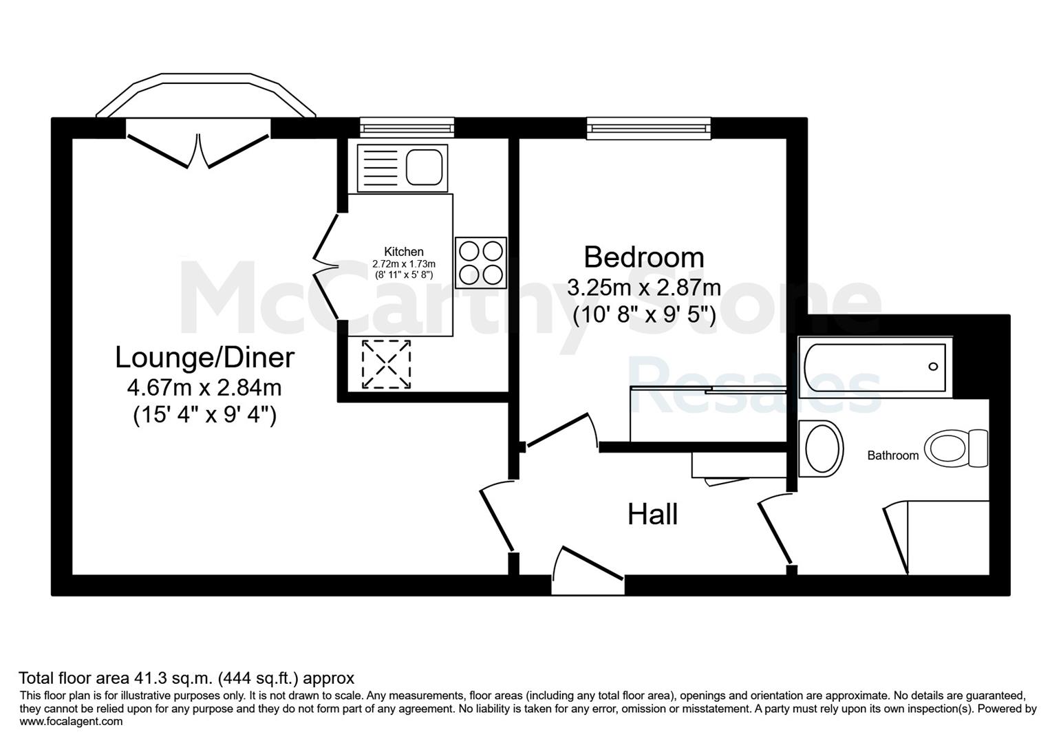 42 Rowleys Court, Sandhurst Street, Leicester floorplan