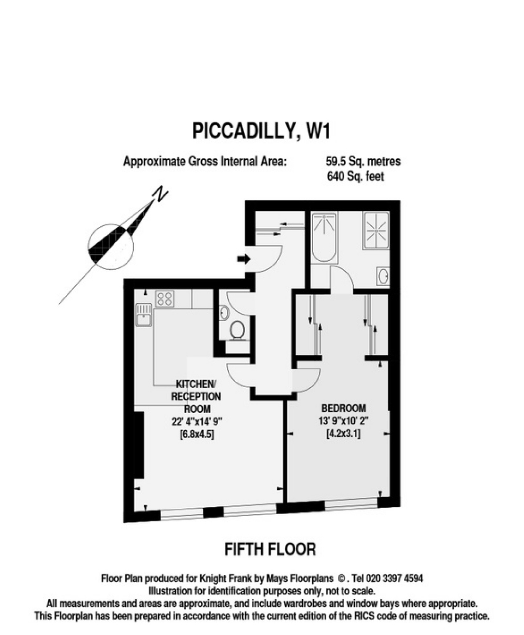 1 Bedrooms Flat to rent in Piccadilly, Mayfair, London W1J