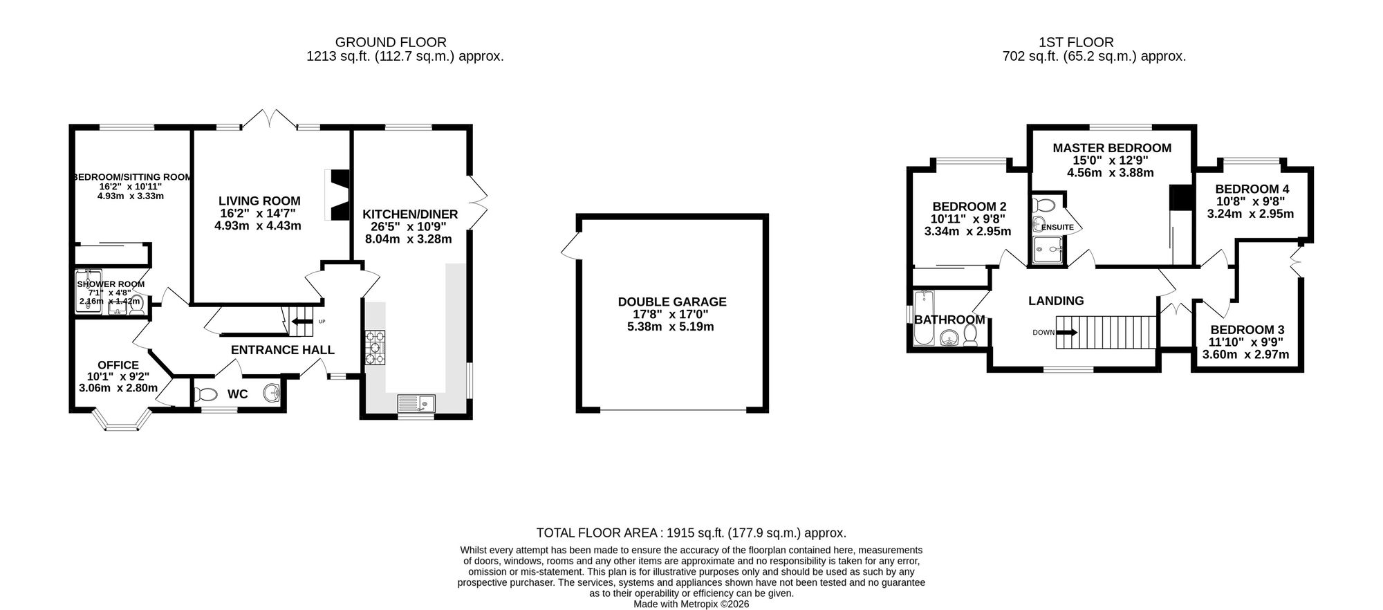 1 Dean Brook Drive, Stoke-On-Trent floorplan