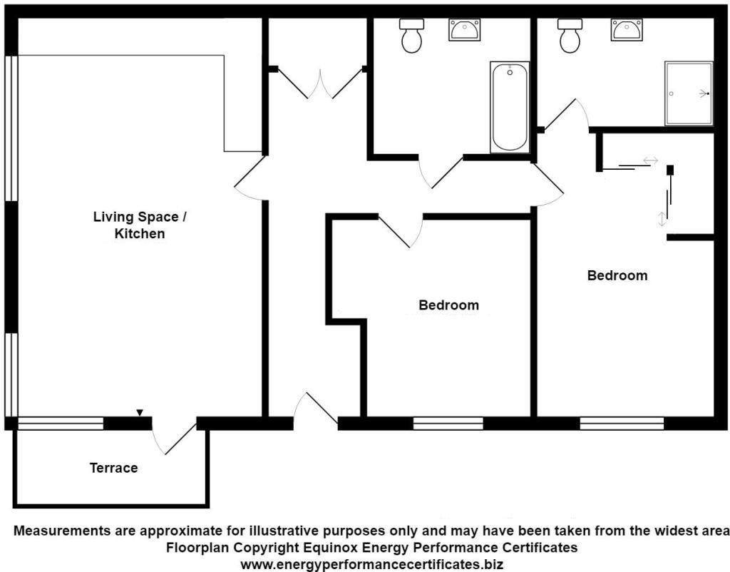 Flat 4, Denmark Lodge, Romford floorplan