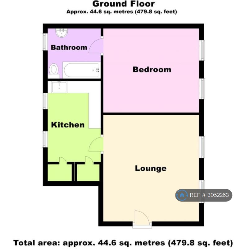Flat, Geffery Court Mottingham Road, London floorplan