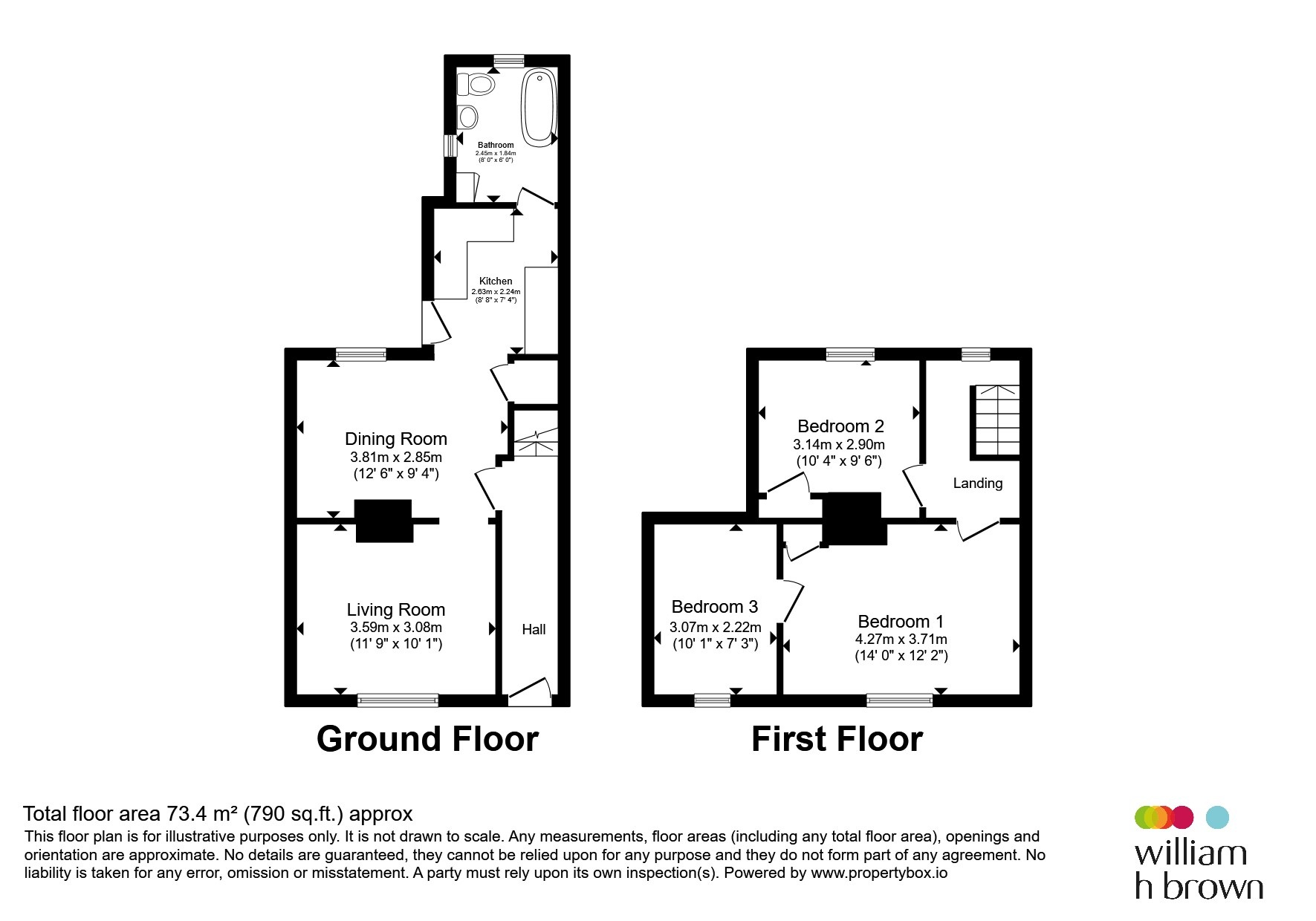 6, Roman Road, Colchester floorplan