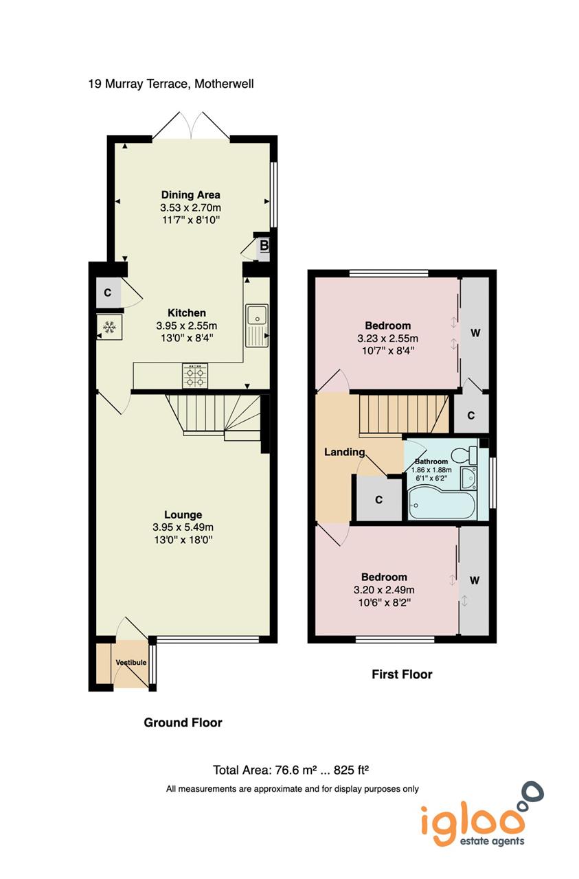 19, Murray Terrace, Motherwell floorplan