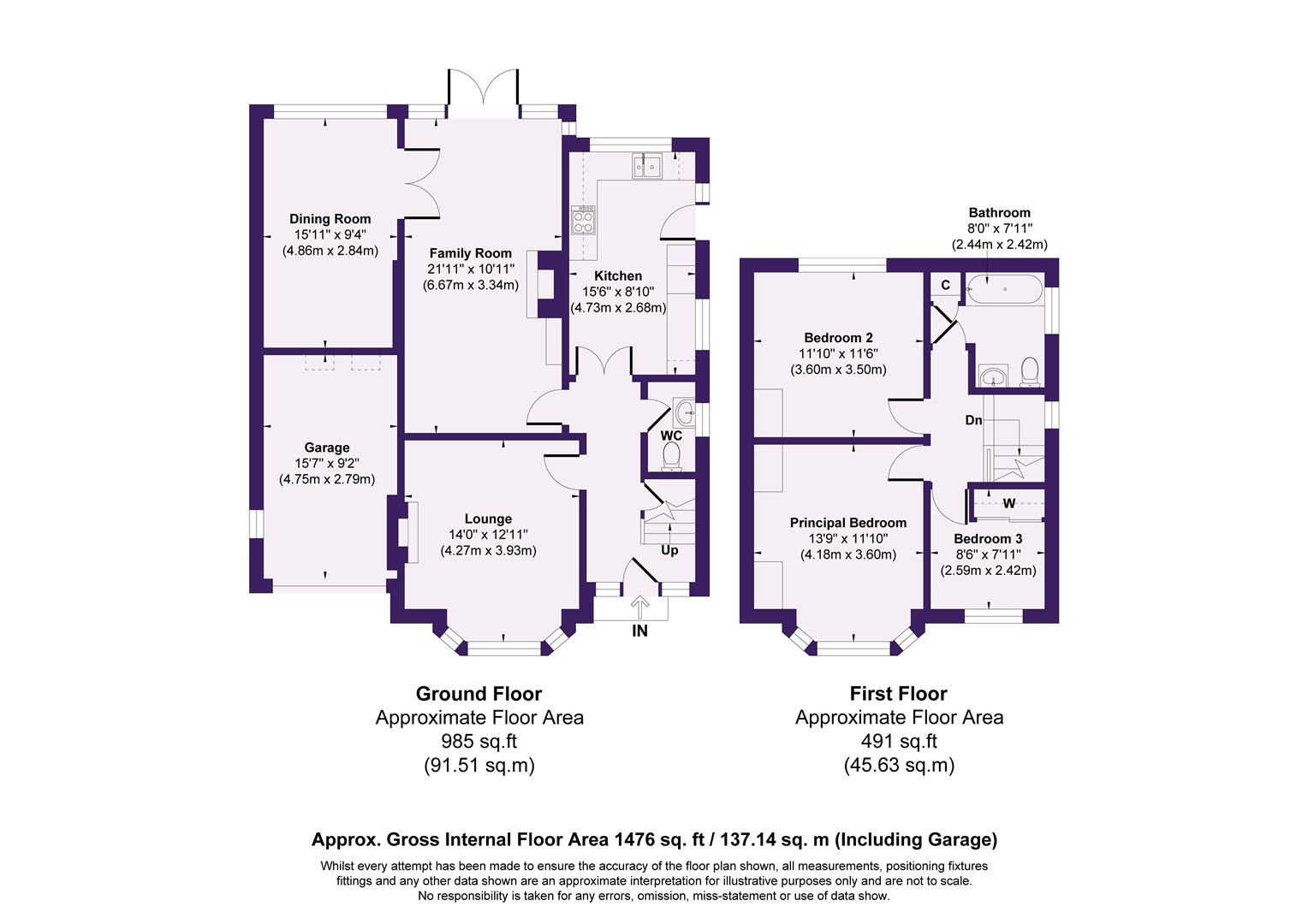 1, Hawthorn Lane, Sale floorplan