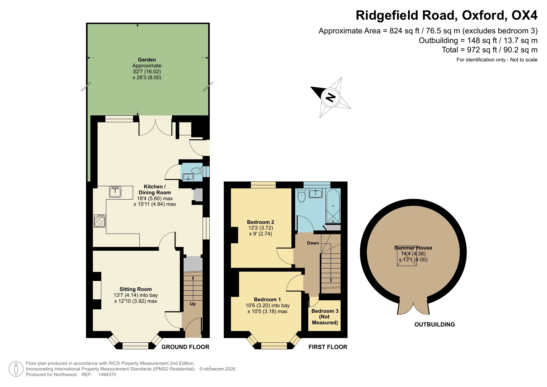 89, Ridgefield Road, Oxford floorplan