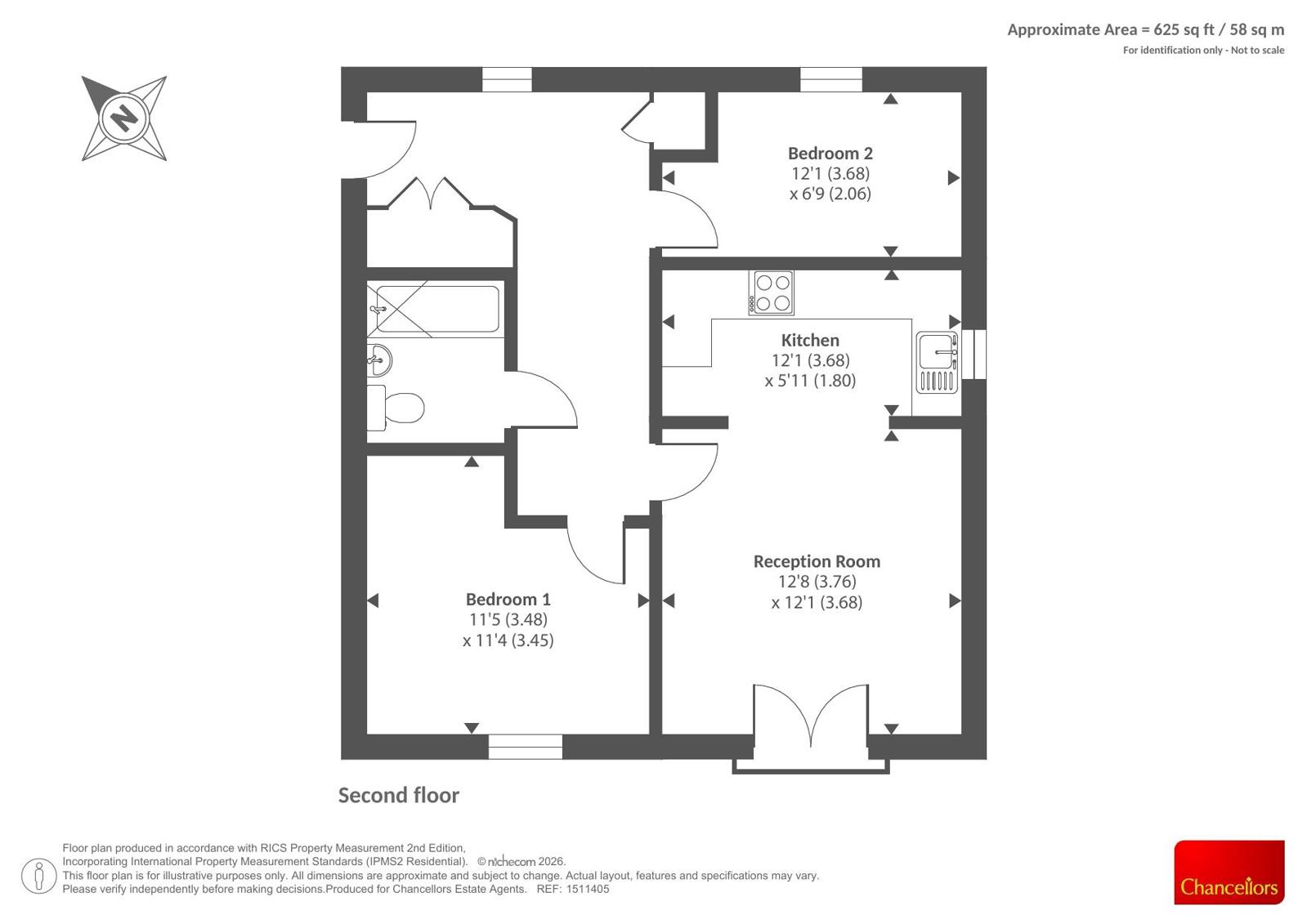 18, Moggridge Walk, Witney floorplan