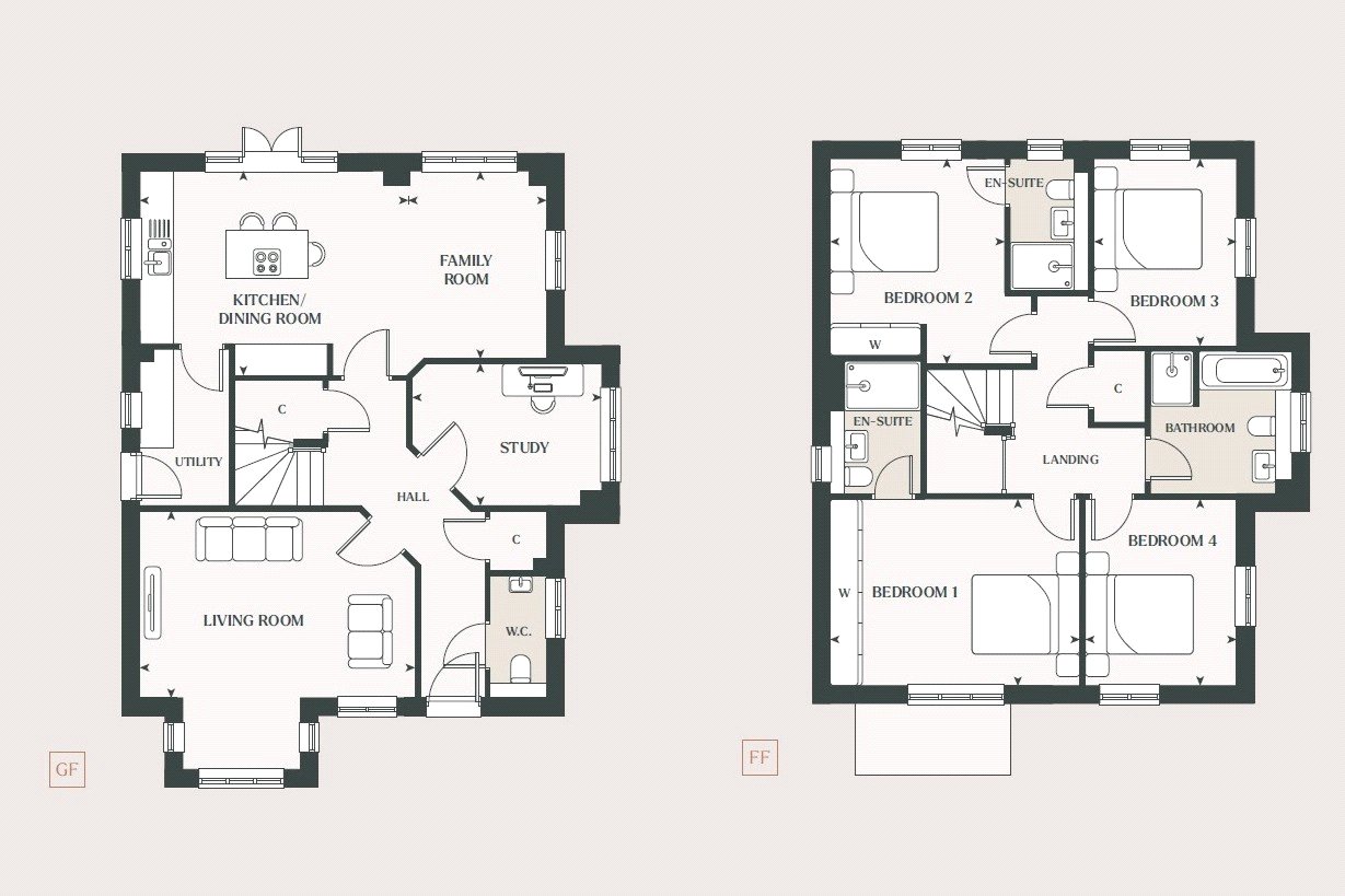 Plot 53 The Walter,, St Anne's Meadows, Wokingham floorplan