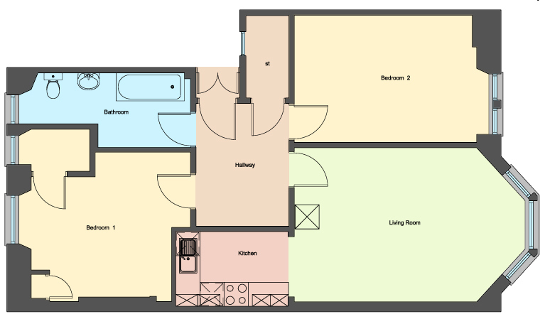 Golfhill Drive, Glasgow floorplan