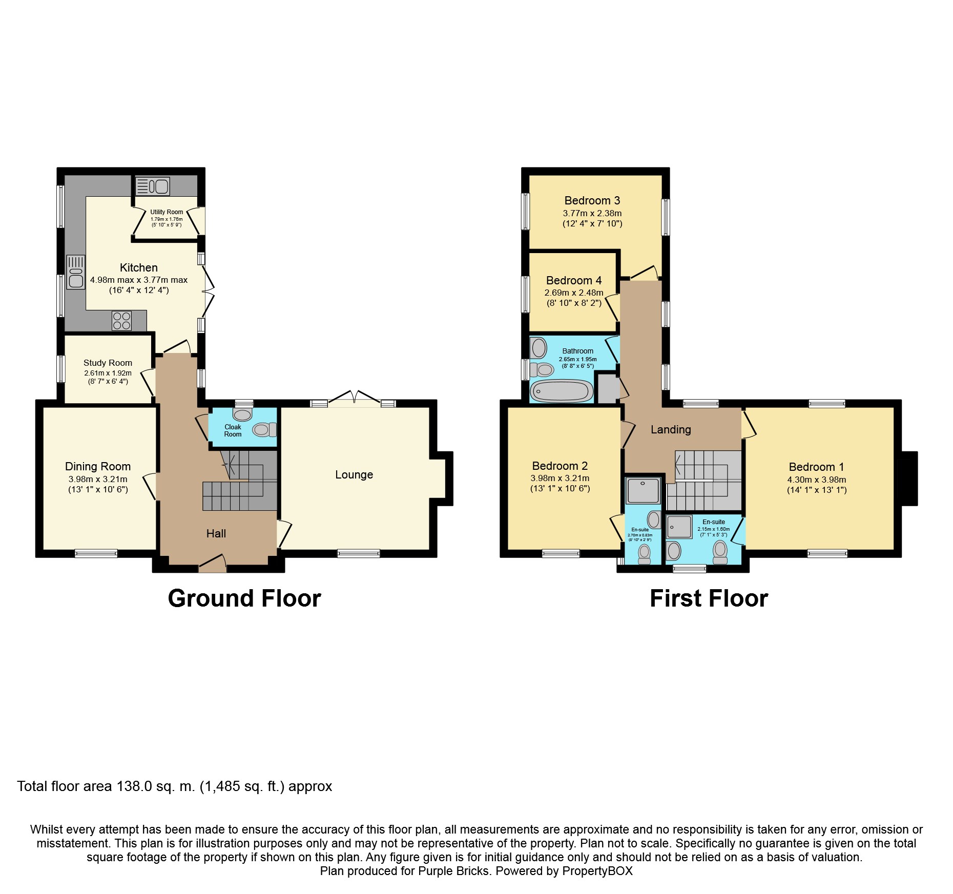 4 Bedrooms Detached house for sale in Hazel Close, Dunmow CM6