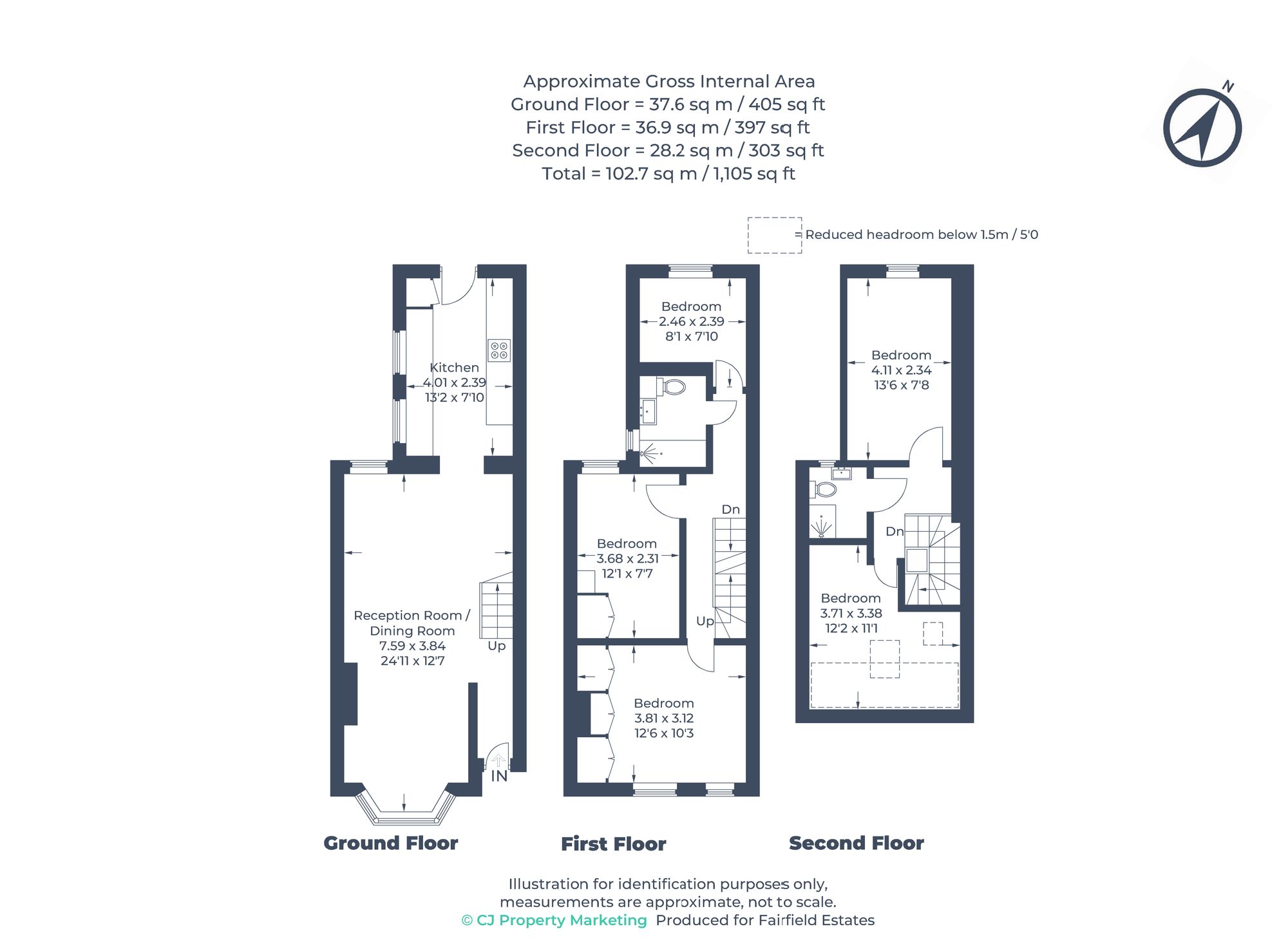 211 Sandringham Road, Watford floorplan