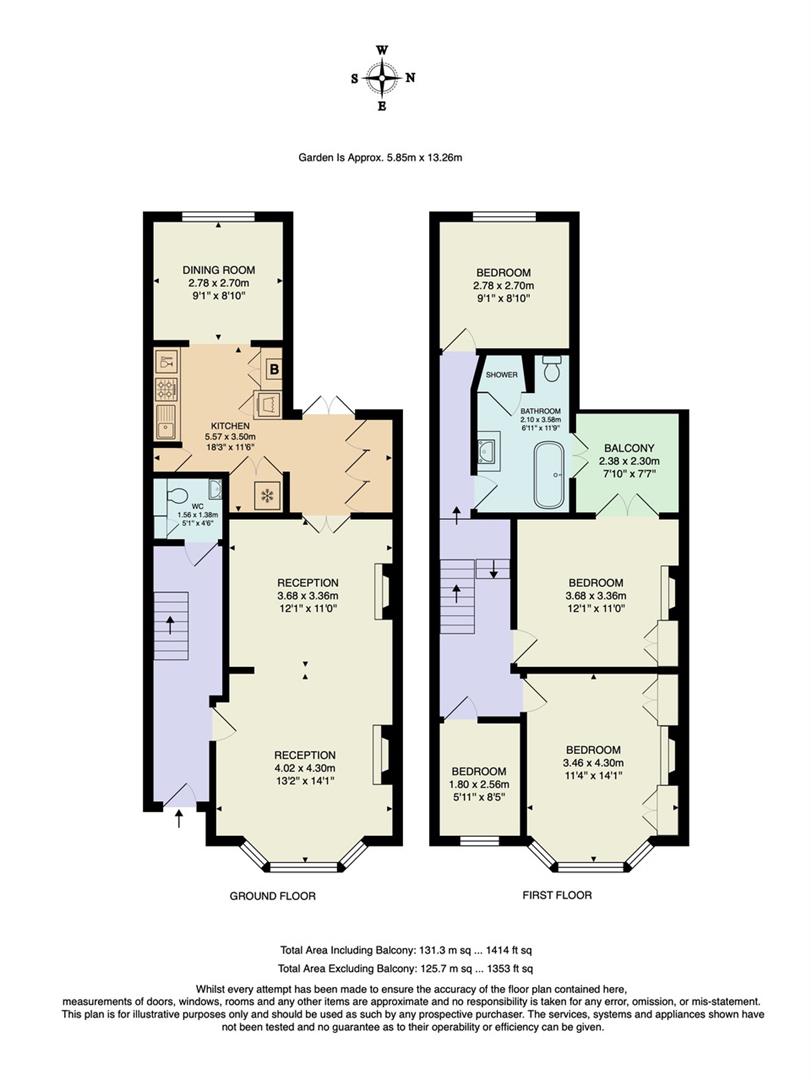 67, Falmer Road, Walthamstow floorplan