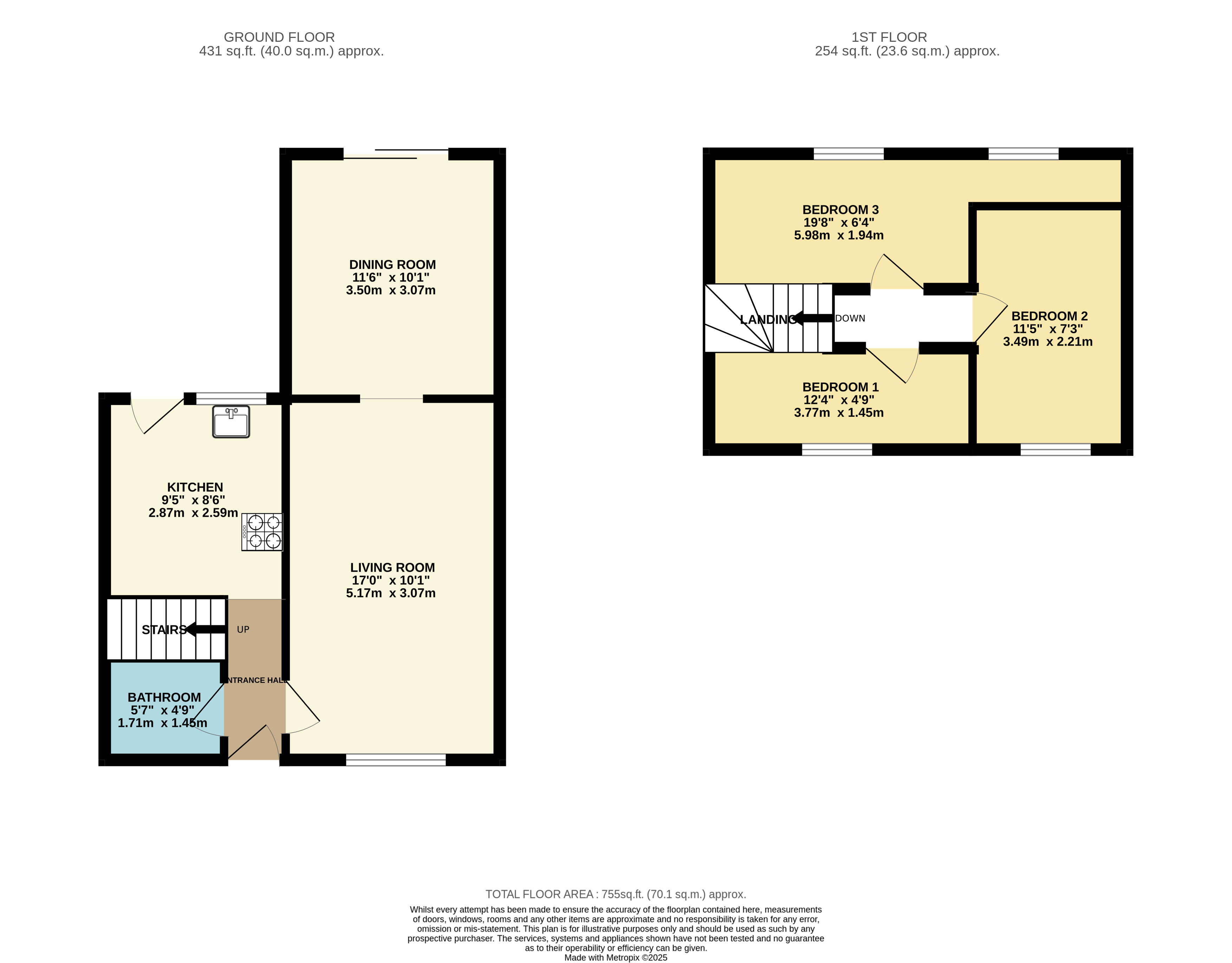 3, Goosecroft, Hemel Hempstead floorplan
