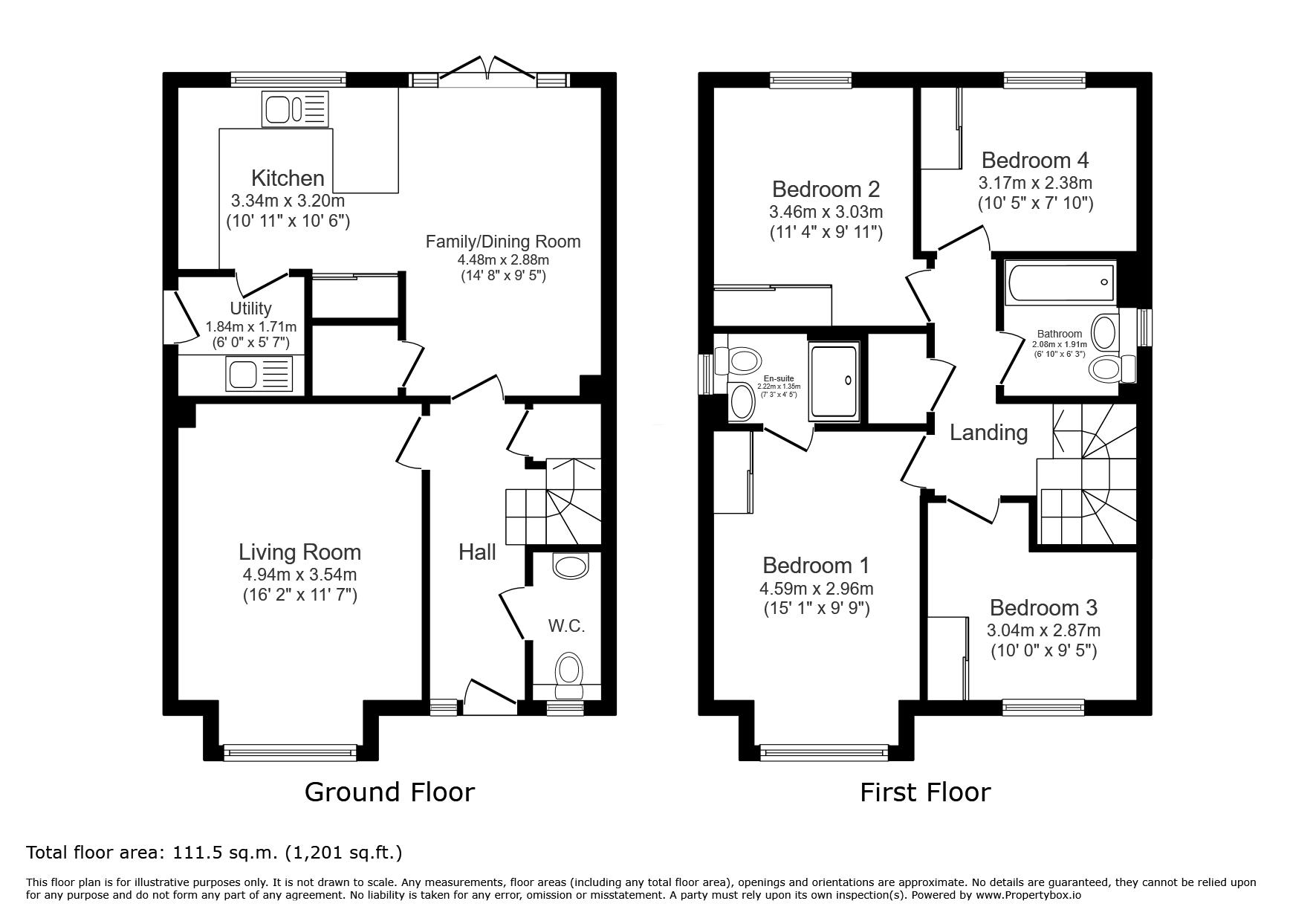 16, Grayling Way, Ryton floorplan