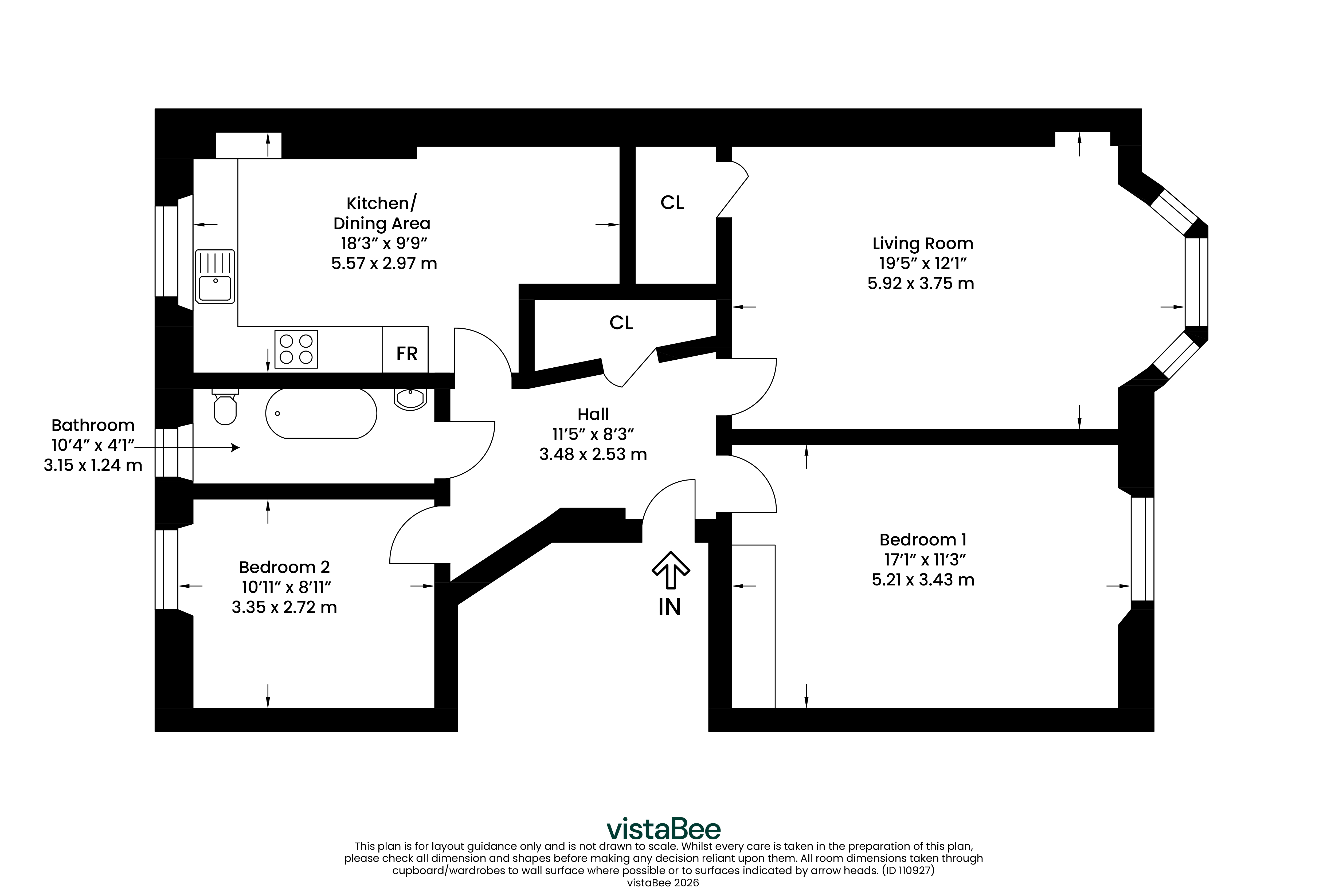 1/1, 246, Allison Street, Glasgow floorplan
