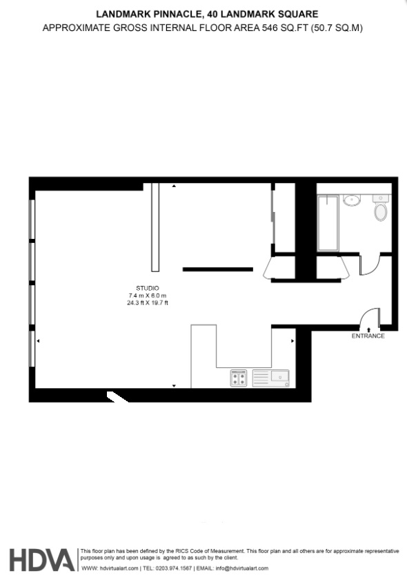 Marsh Wall, London floorplan