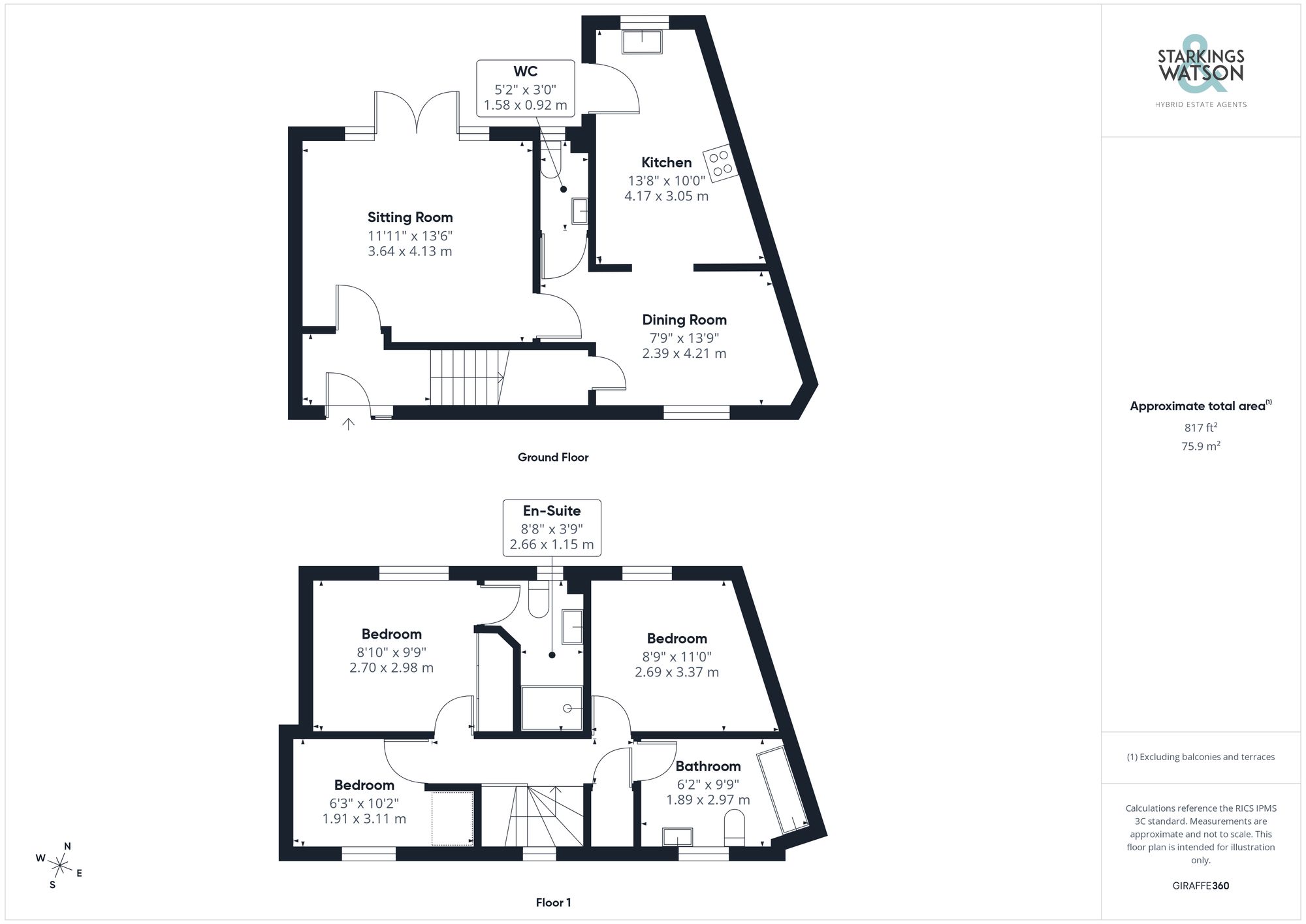 2 Kingfisher Close, Norwich floorplan