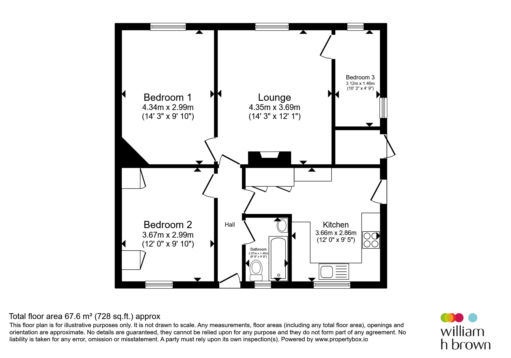 2b, Roman Bank, Wisbech floorplan