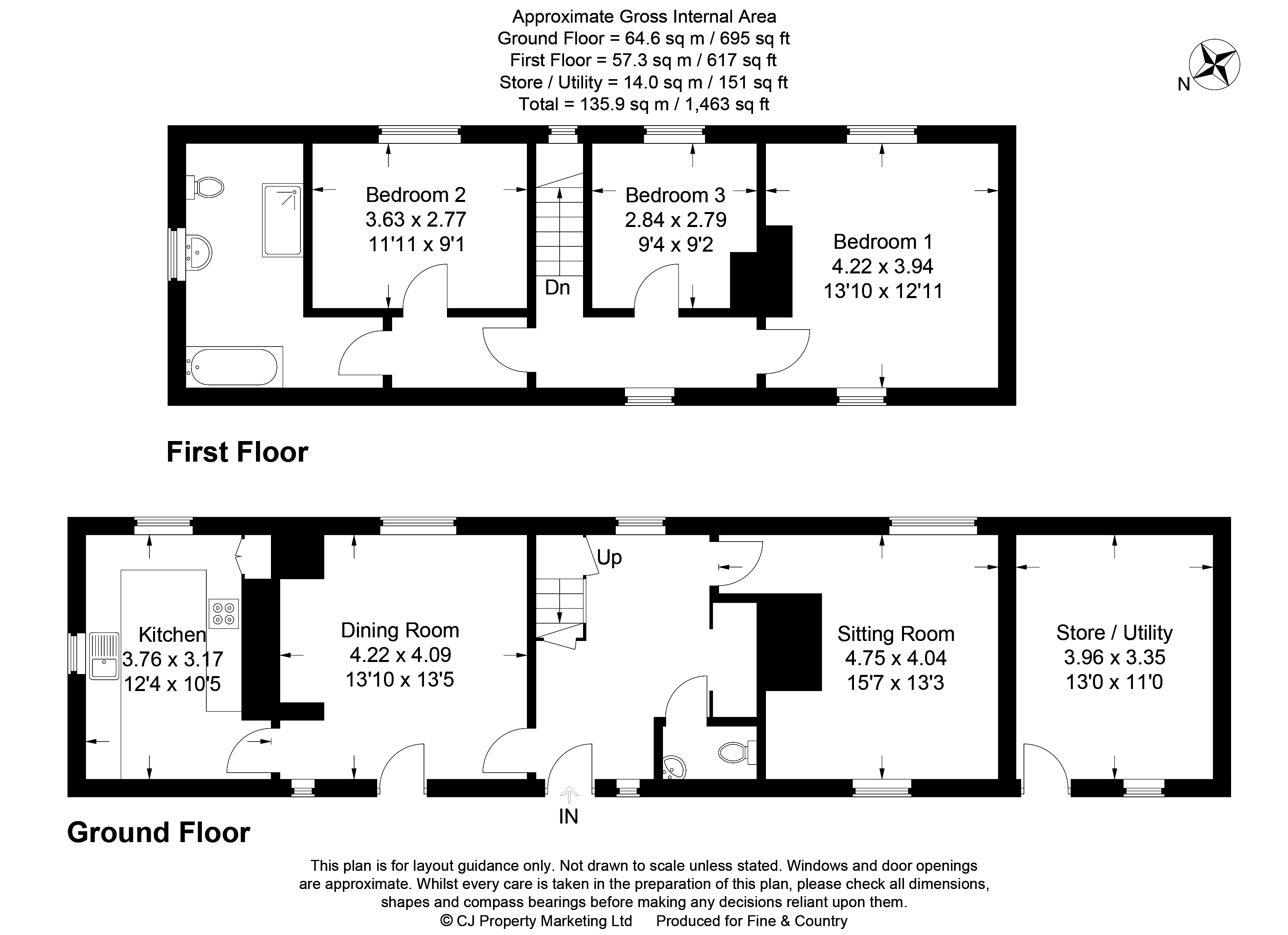 3 Bedrooms Detached house for sale in Keinches Lane, Whitchurch, Aylesbury HP22