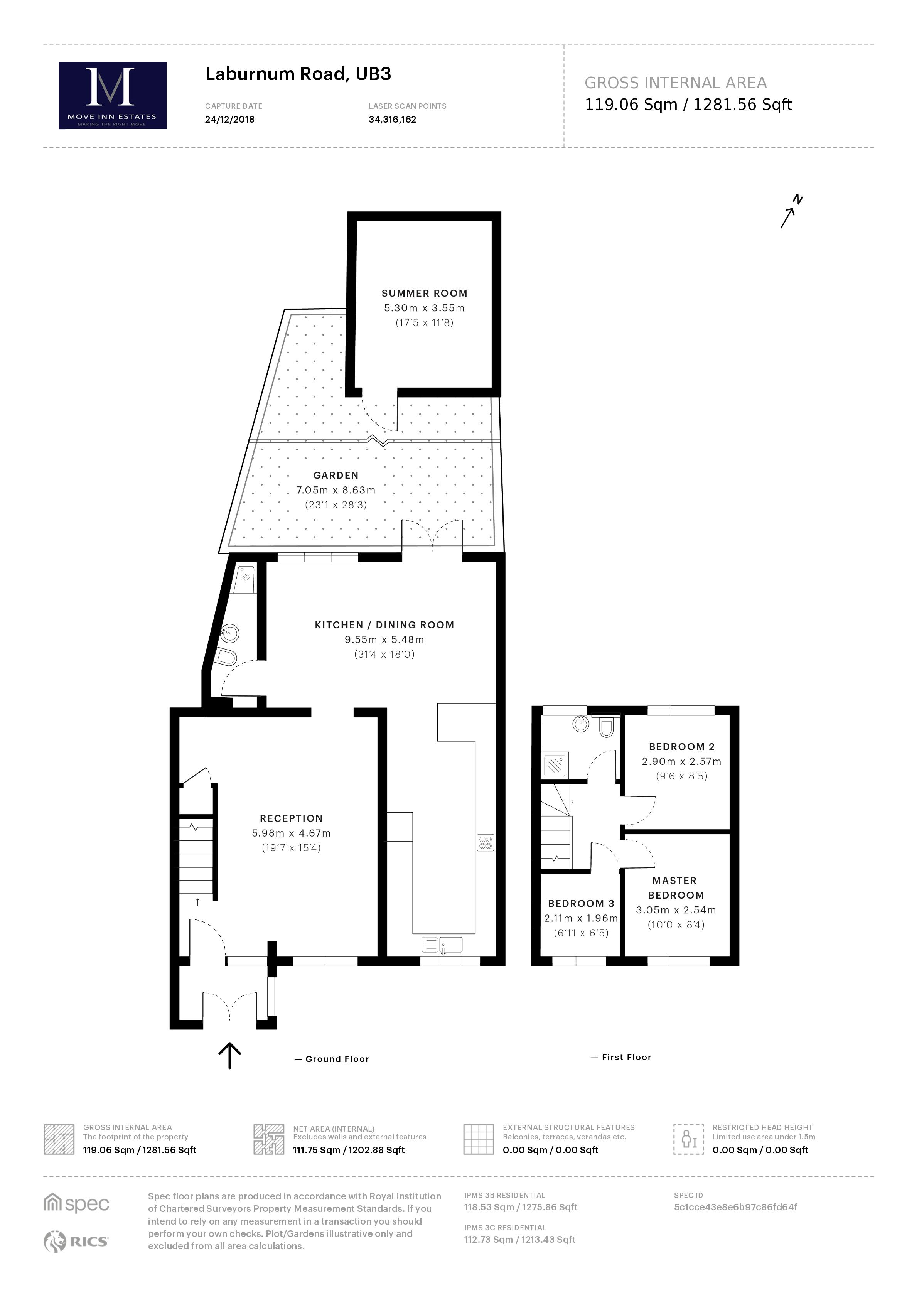 3 Bedrooms End terrace house for sale in Laburnum Road, Hayes UB3