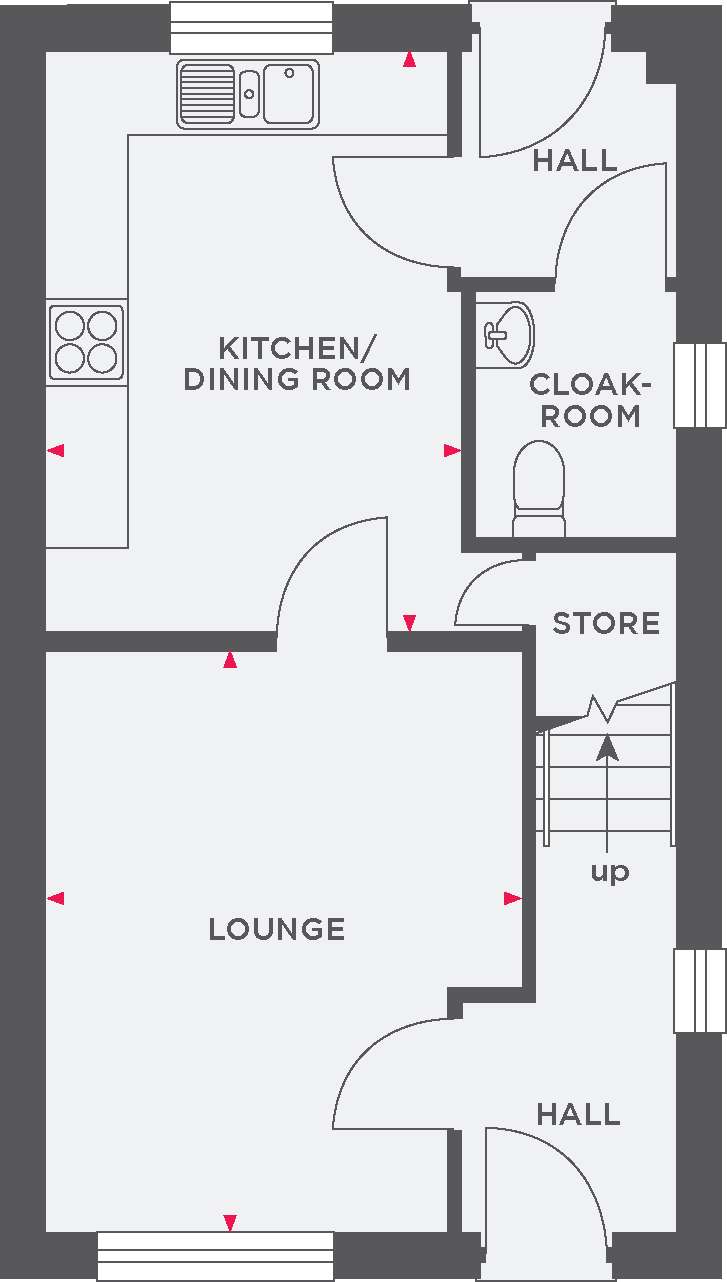 384, Off A390 Truro Road, St Austell floorplan