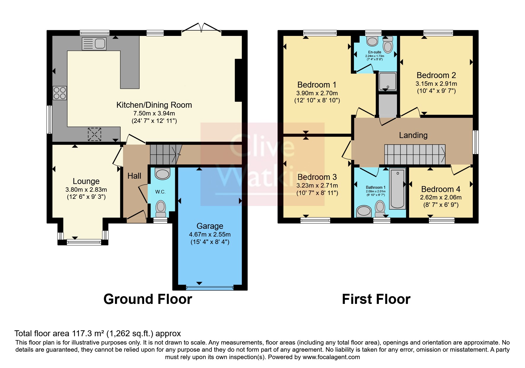 3, Linkside Way, Ellesmere Port floorplan