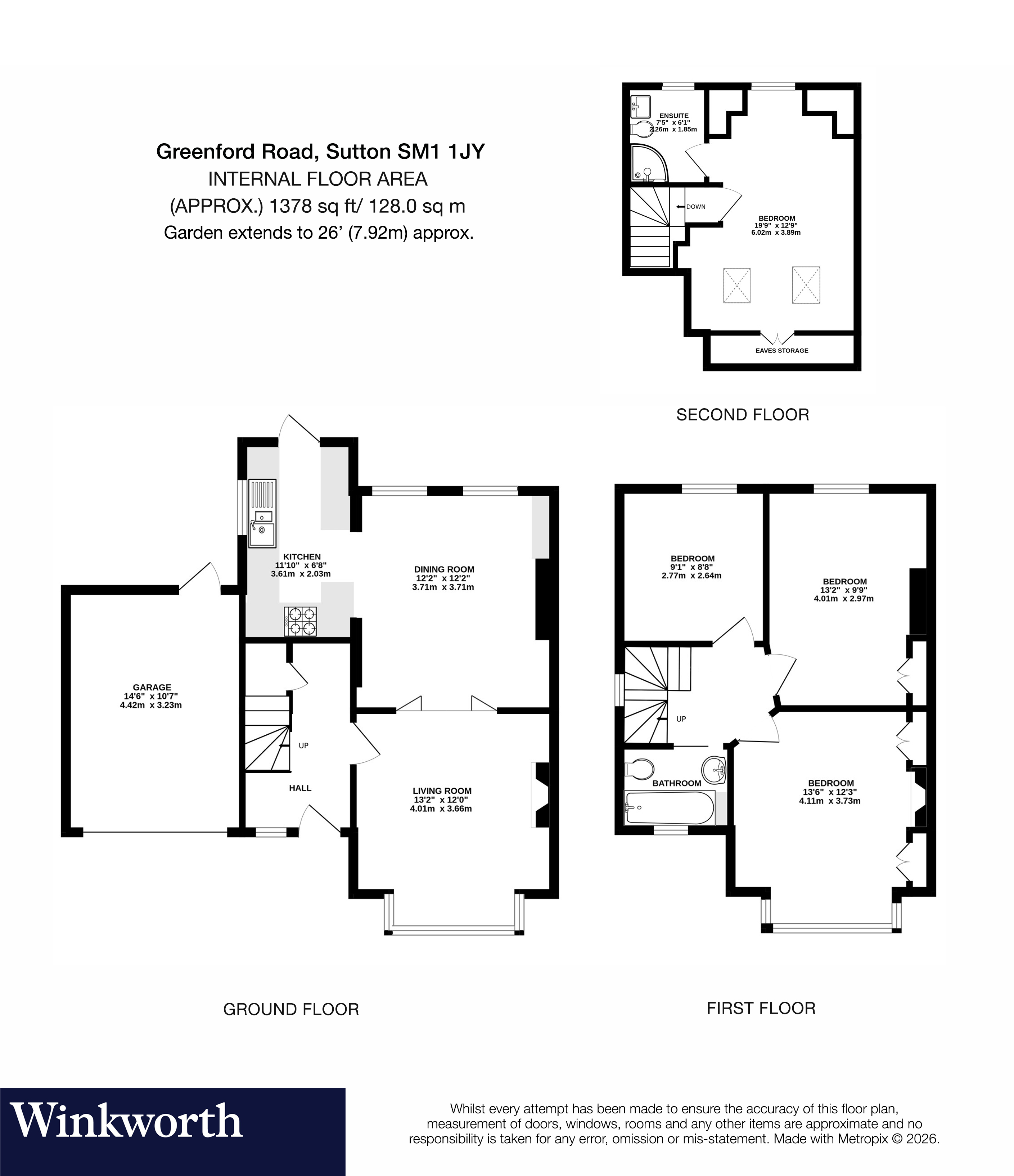 28, Greenford Road, Sutton floorplan