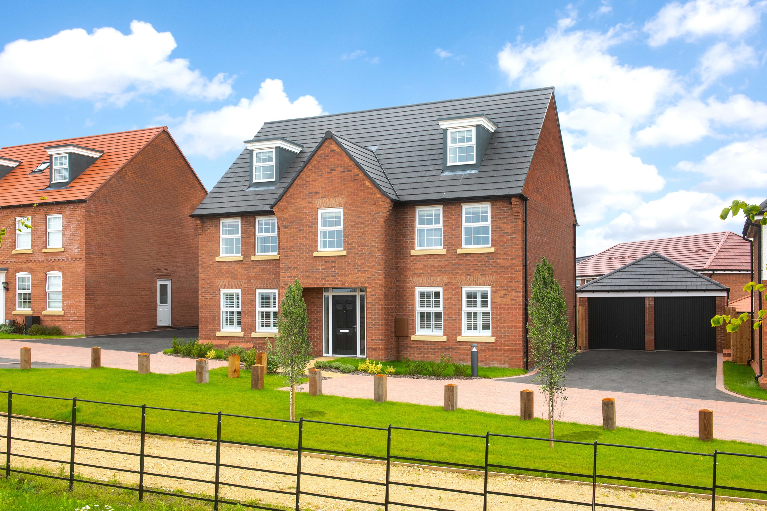 External View Of The Five Bedroom Lichfield Home