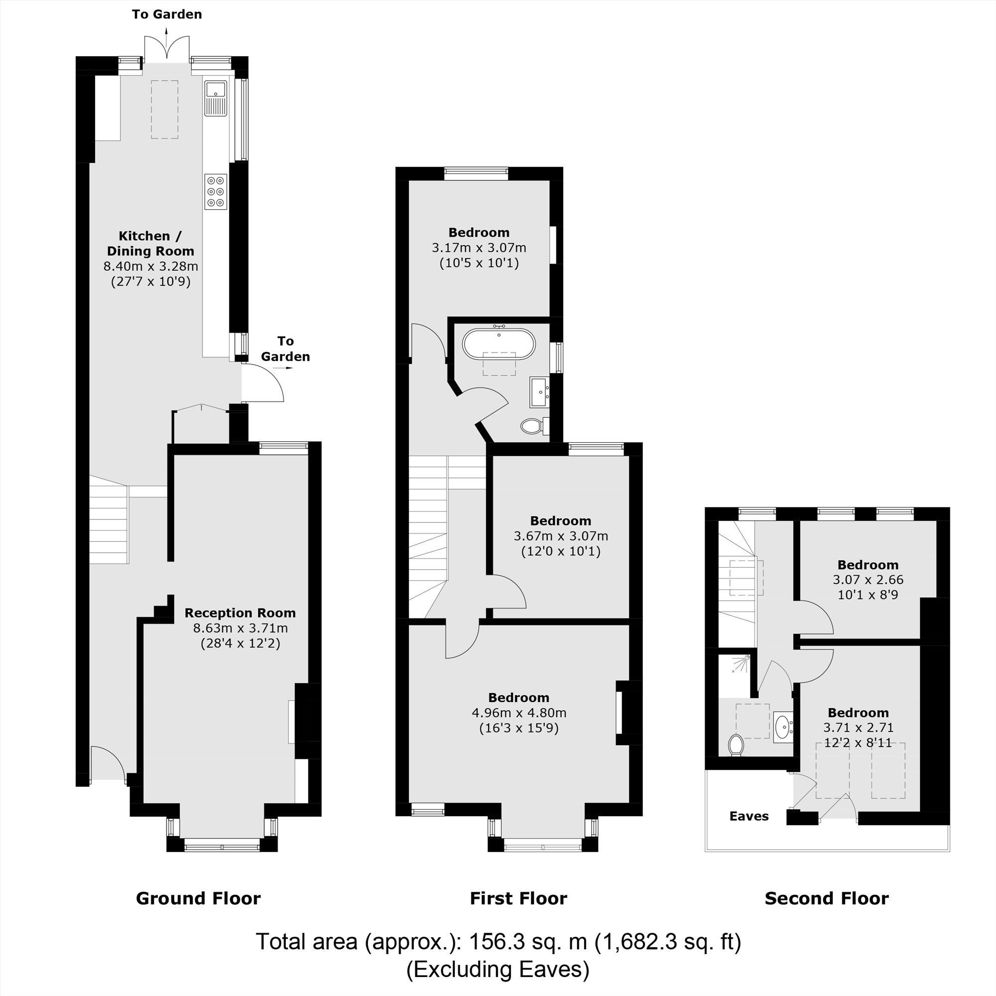72, Harley Road, London floorplan