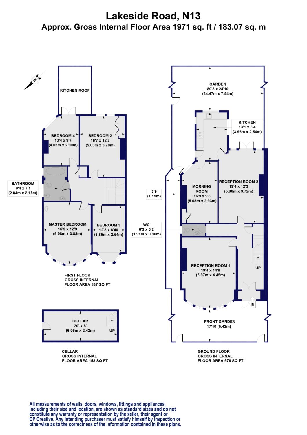 4 Bedrooms Semi-detached house for sale in Lakeside Road, Palmers Green, London N13