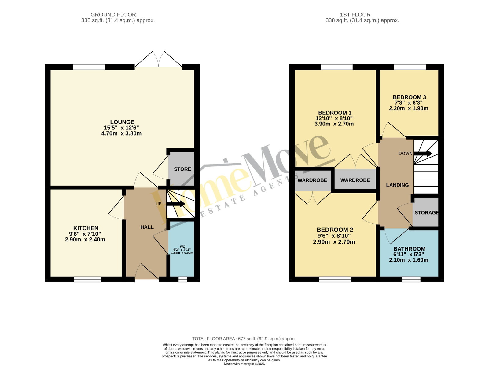 46, Strathern Road, Leicester floorplan