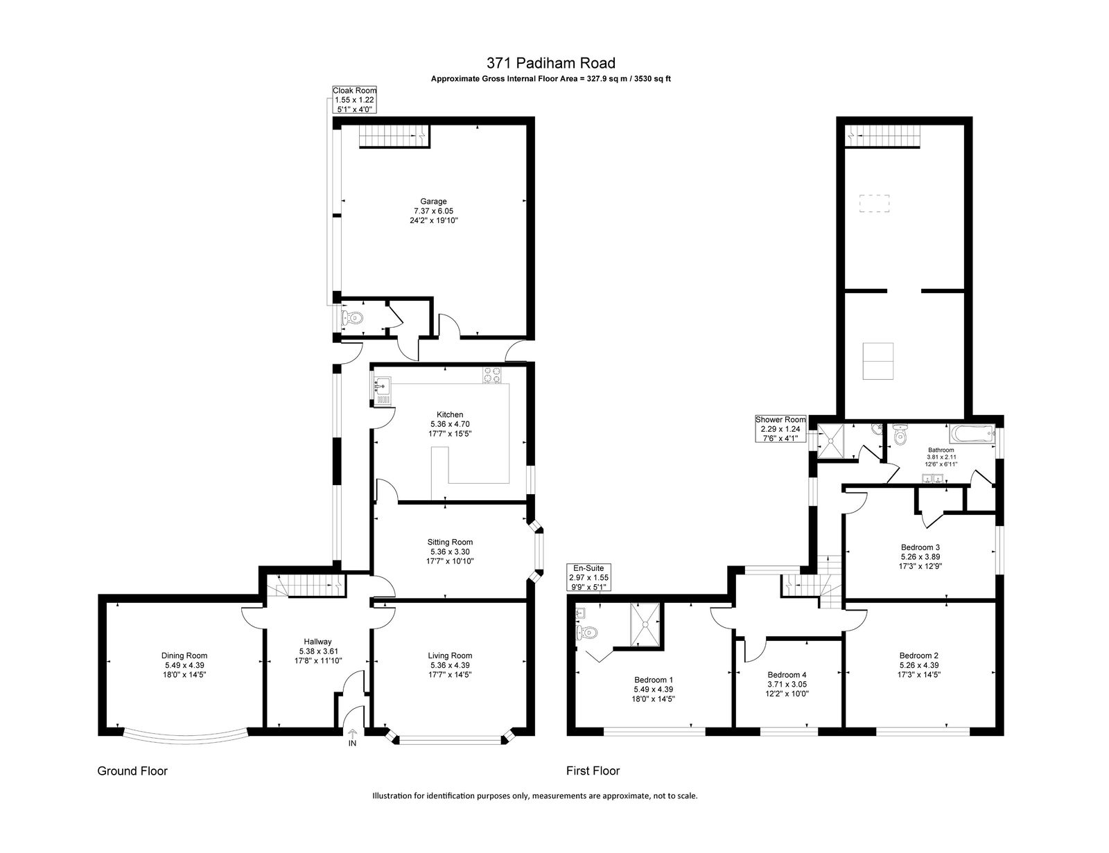 371, Padiham Road, Burnley floorplan