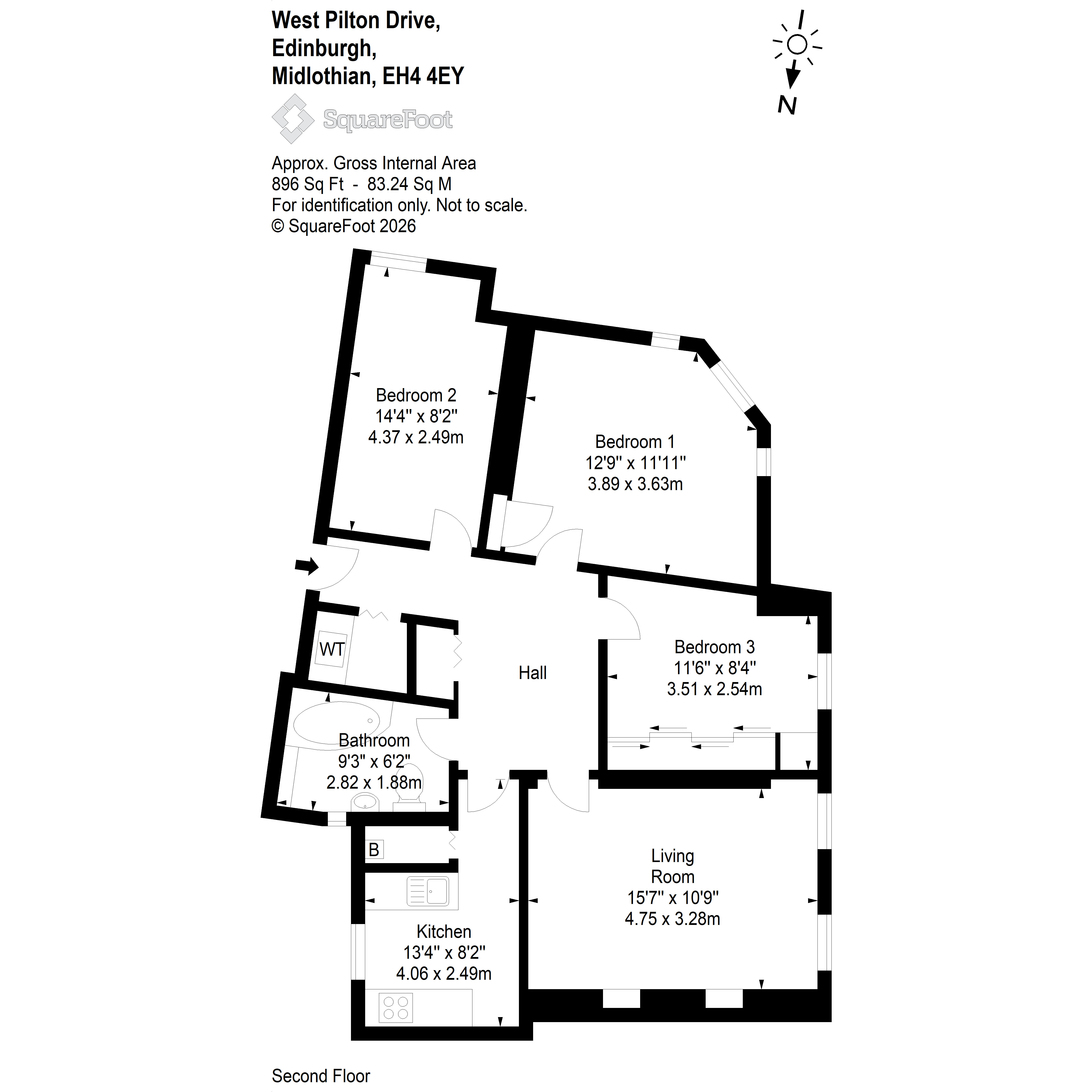 35 West Pilton Drive, West Pilton Edinburgh floorplan