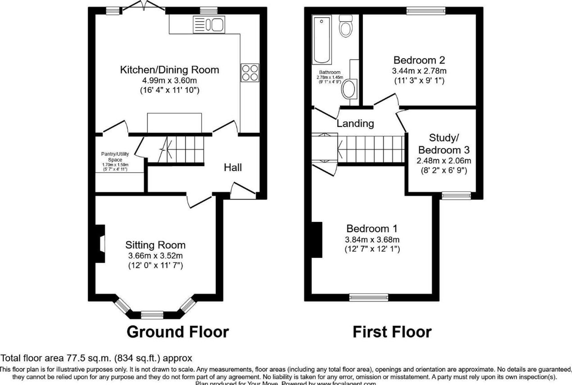 15 Mereworth Road, Tunbridge Wells floorplan