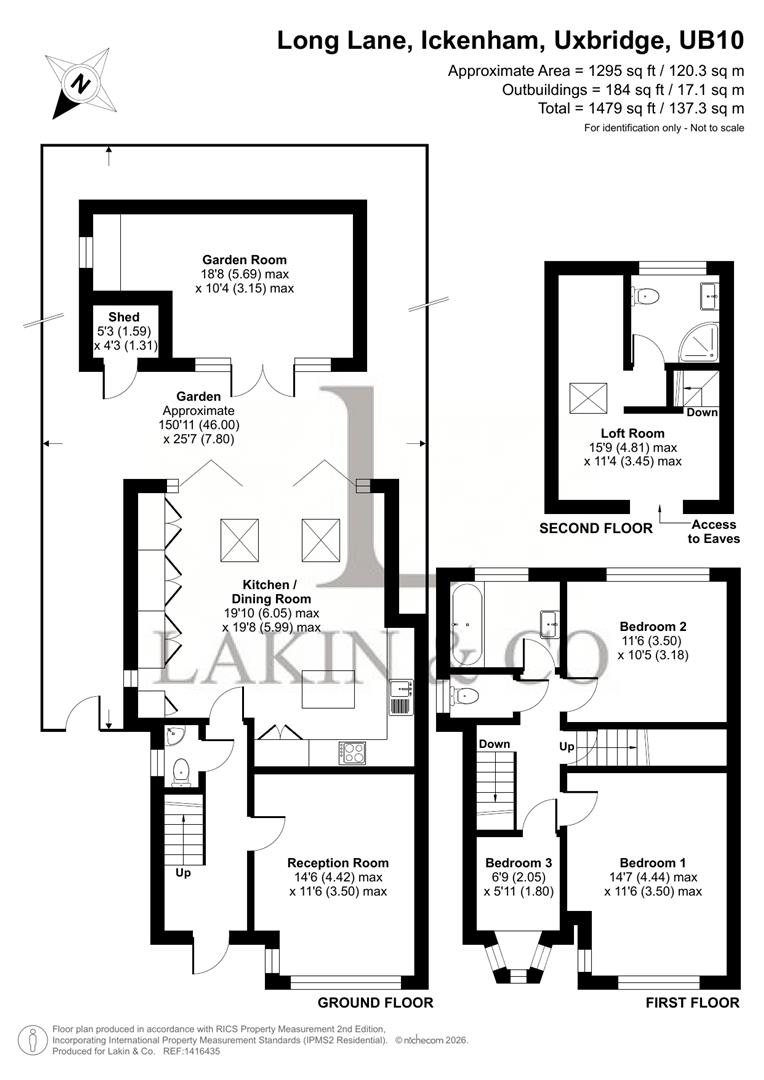 105, Long Lane, Ickenham floorplan