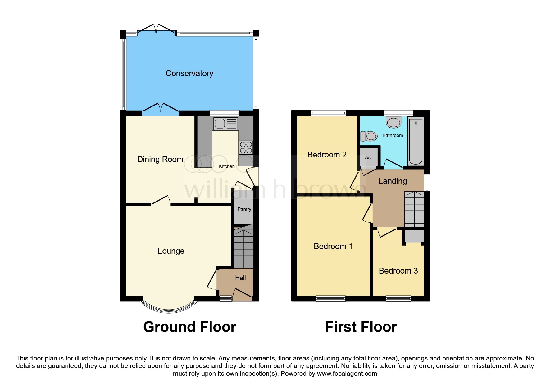 44, Rochester Close, Worksop floorplan
