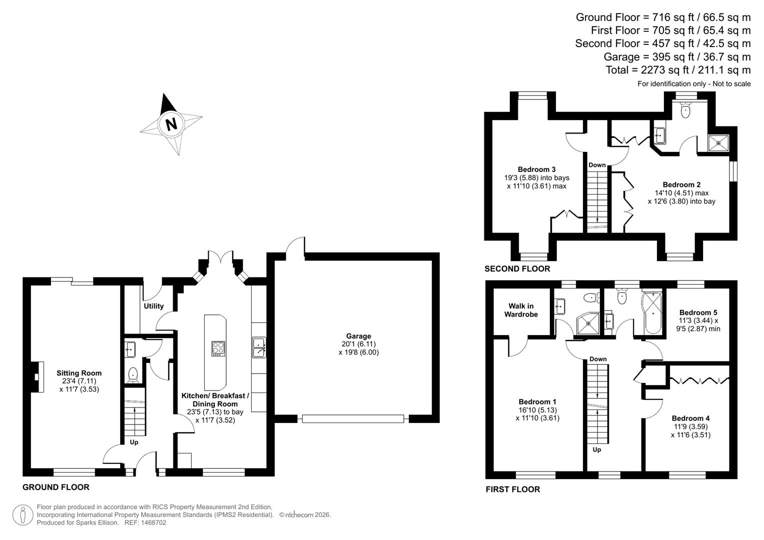 1, Merlin Way, Chandler's Ford floorplan