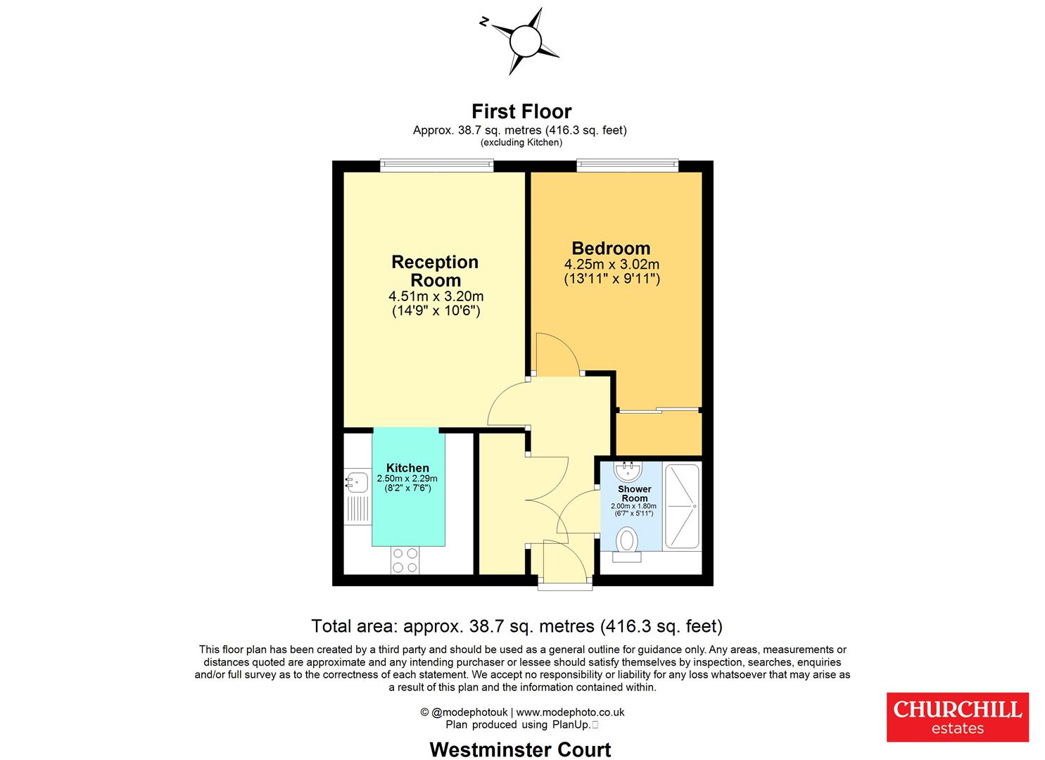 27, Westminster court, Wanstead floorplan