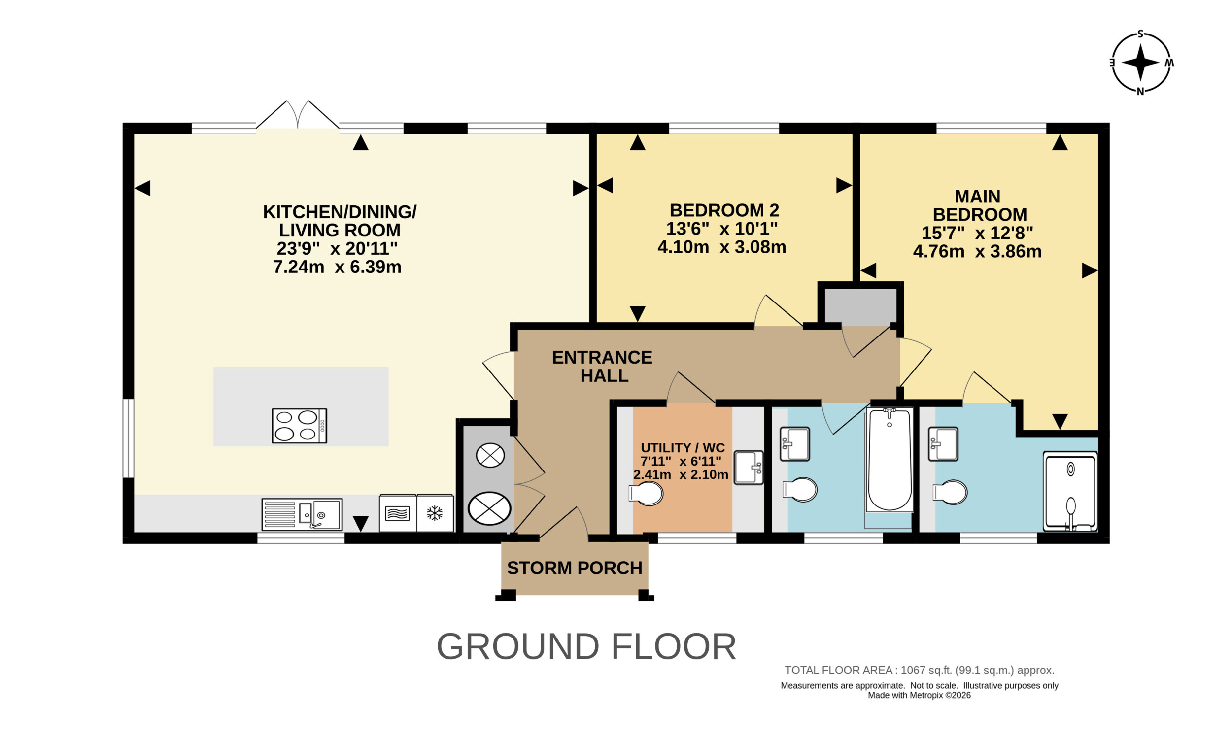 8, Old Farm Close, Surrey floorplan