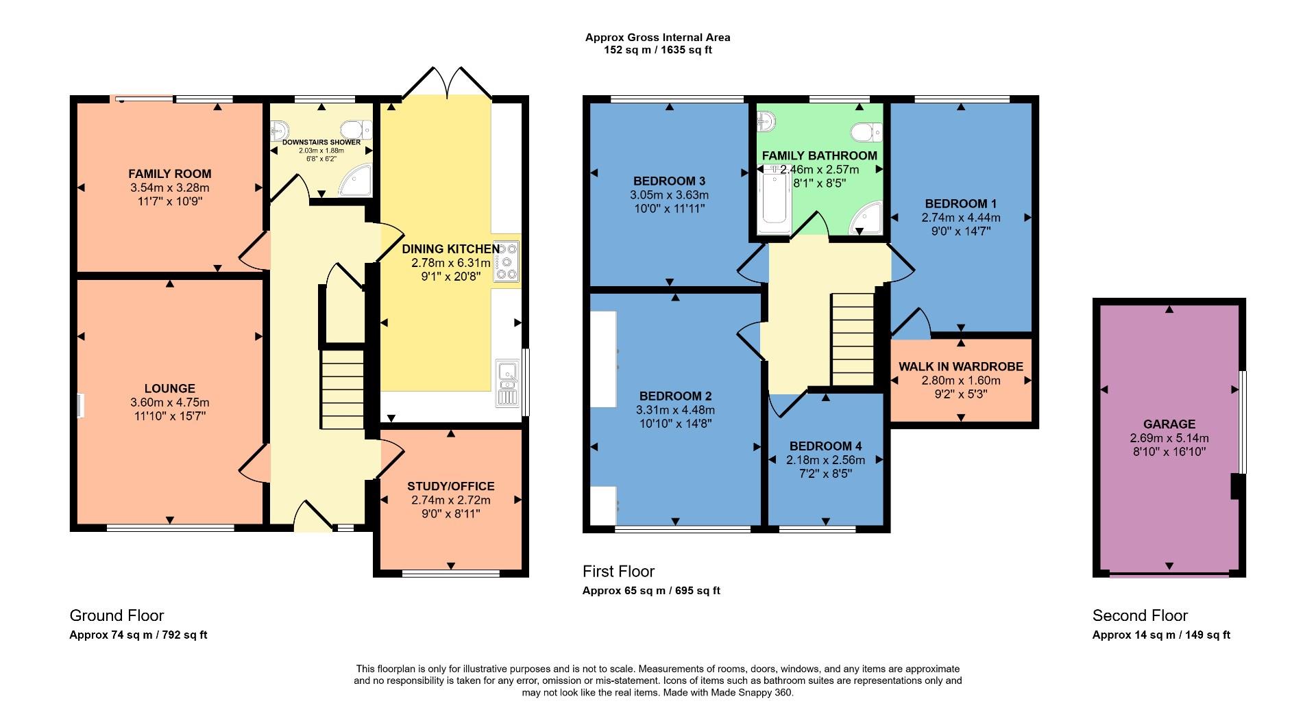 24a, Henley Avenue, Dewsbury floorplan