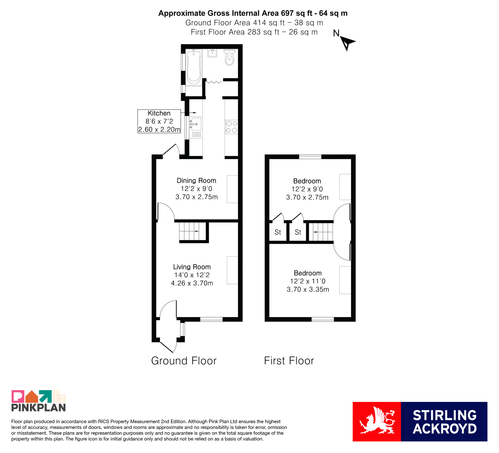 12, Armstrong Road, Egham floorplan