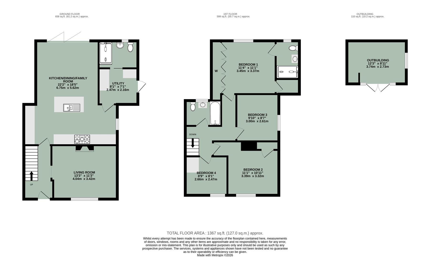 44, Greenmere, Brightwell-Cum-Sotwell floorplan